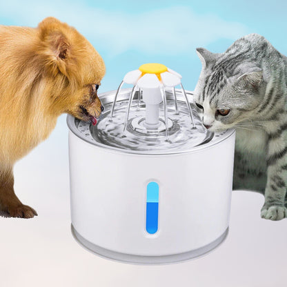 2.4L Cat Water Fountain with LED & USB Farm City Pets