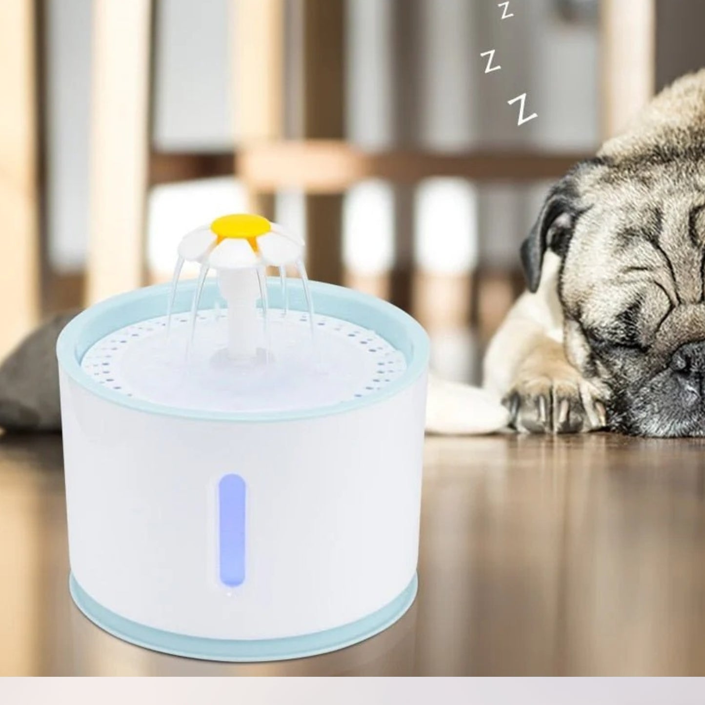 2.4L Cat Water Fountain with LED & USB Farm City Pets