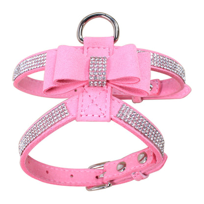 Blingy Bow Harness + Leash