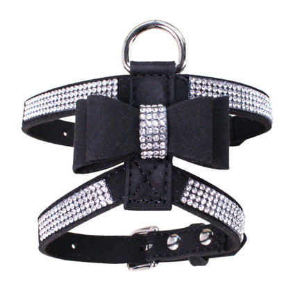 Blingy Bow Harness + Leash