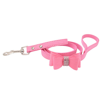 Blingy Bow Harness + Leash