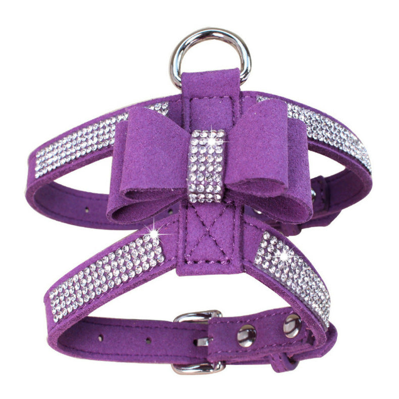 Blingy Bow Harness + Leash