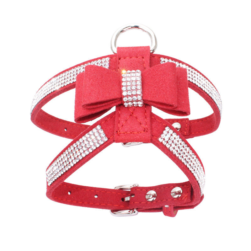 Blingy Bow Harness + Leash