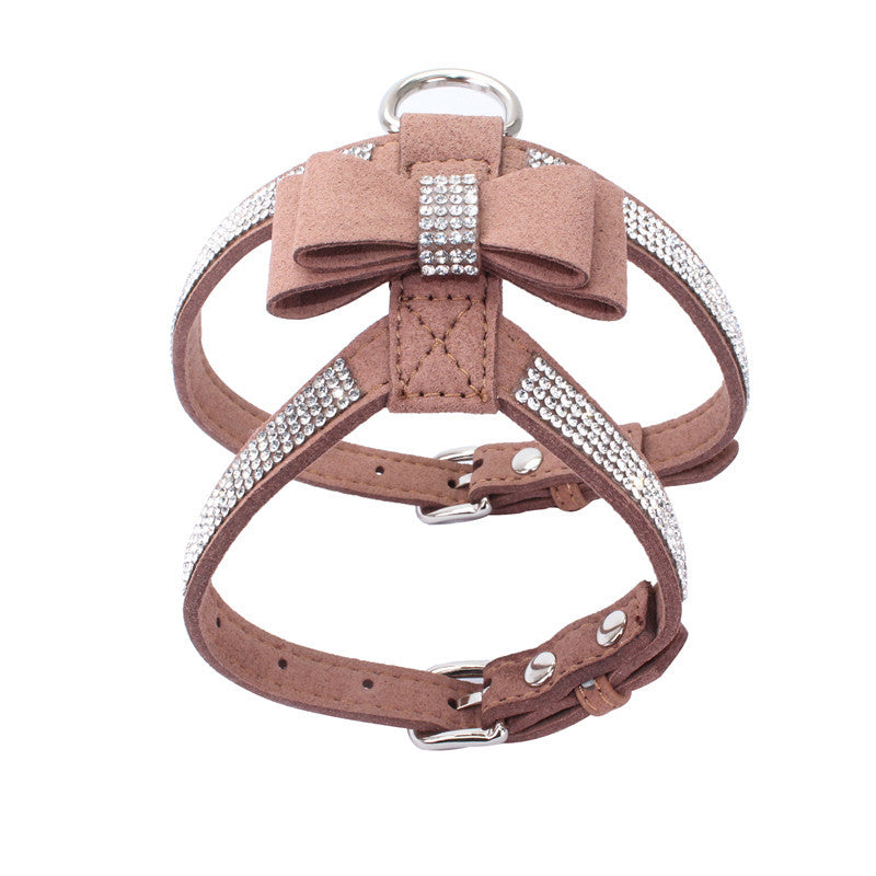 Blingy Bow Harness + Leash