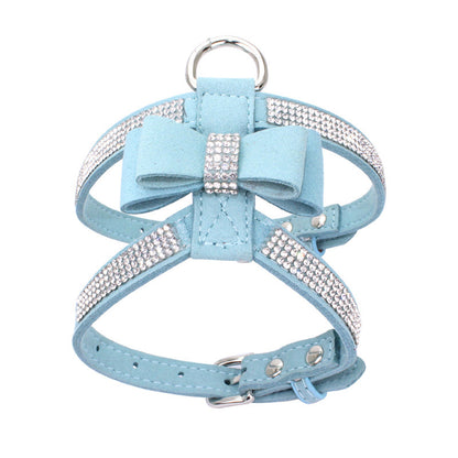 Blingy Bow Harness + Leash