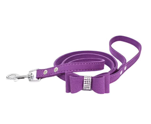 Blingy Bow Harness + Leash