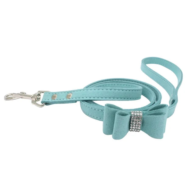 Blingy Bow Harness + Leash