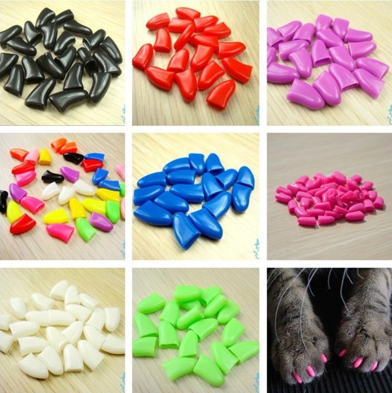 Exclusive Colours Nail Caps 20 Pcs + Applicator + Glue Farm City Pets