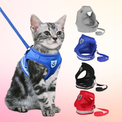 Reflective Cat Safety Harness + Leash Set - Farm City Pets