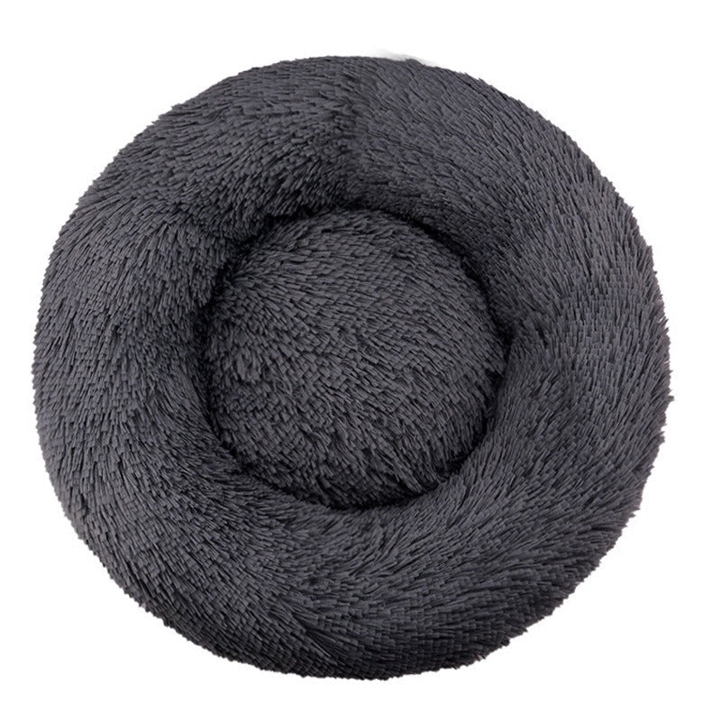 Soft Fluffy Round Pet Bed - Farm City Pets