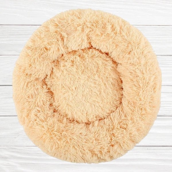 Soft Fluffy Round Pet Bed - Farm City Pets