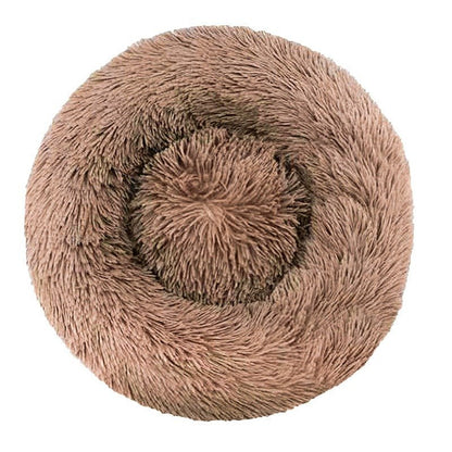 Soft Fluffy Round Pet Bed - Farm City Pets