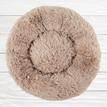 Soft Fluffy Round Pet Bed - Farm City Pets