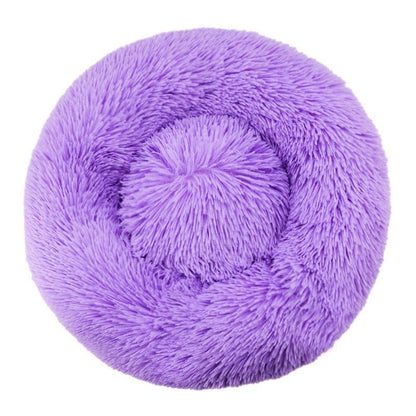 Soft Fluffy Round Pet Bed - Farm City Pets