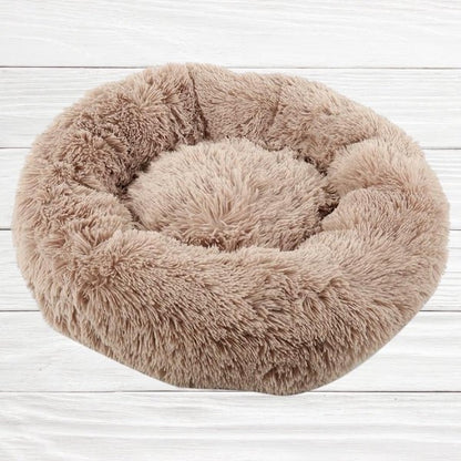 Soft Fluffy Round Pet Bed - Farm City Pets